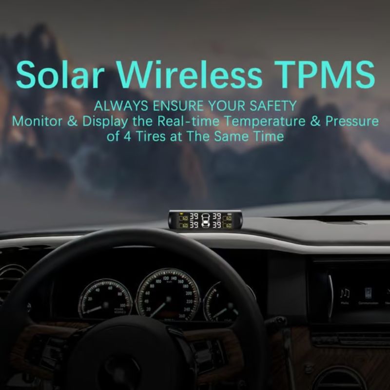 Intelligent Solar Tire Pressure Sensor - 4 TPMS Sensors