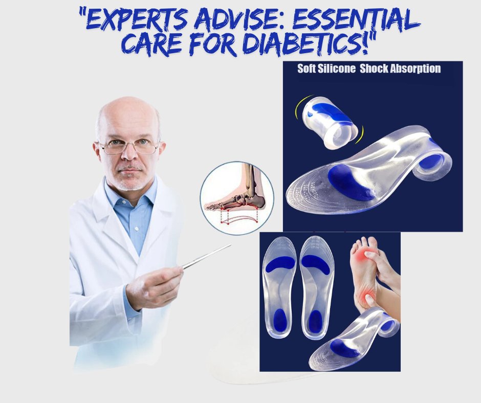 ShopEase™ "Orthopedic Insoles Specially Designed for Diabetics"